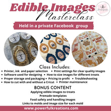 Load image into Gallery viewer, Edible Image Masterclass