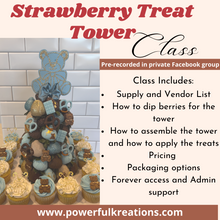 Load image into Gallery viewer, Strawberry and Treat Tower Class