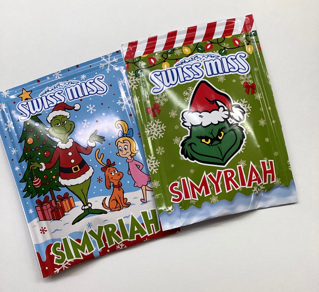 Custom Hot Cocoa Packet Tutorial and Template