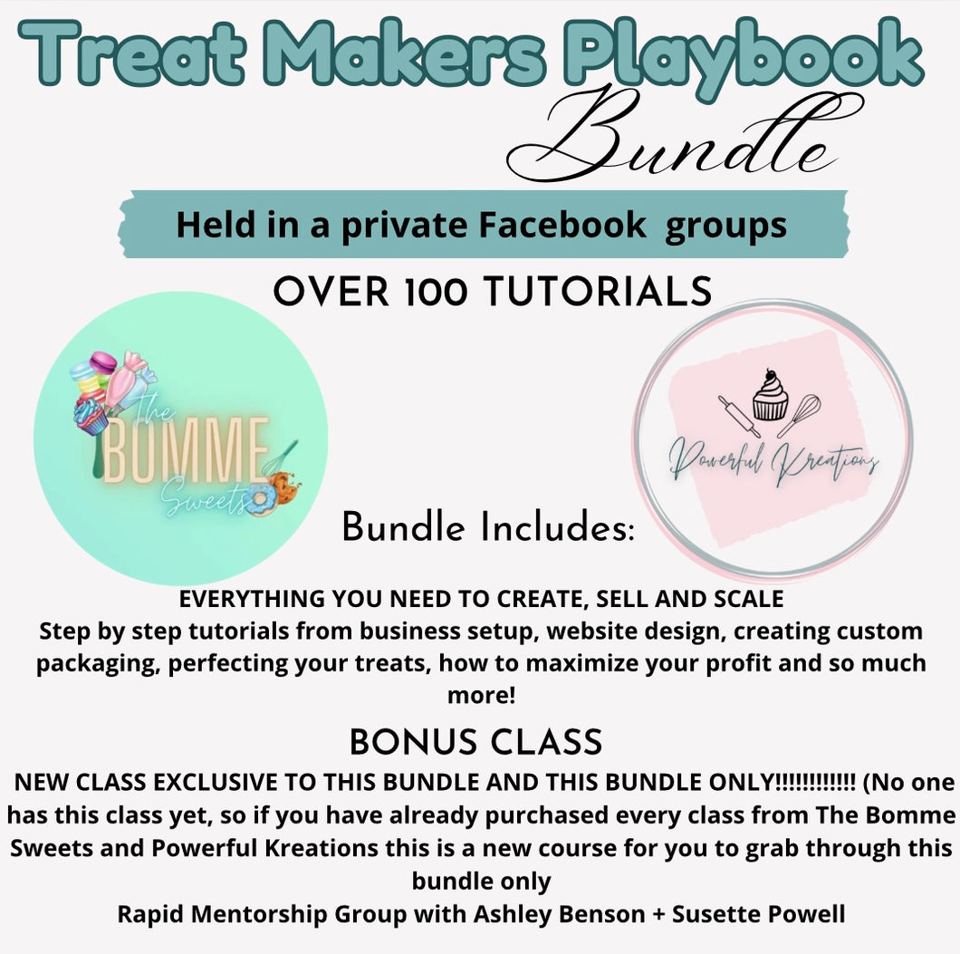Treat Makers Playbook Bundle
