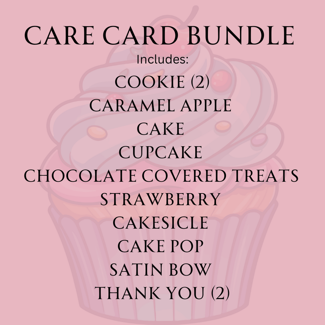 Editable Care Card Templates Bundle