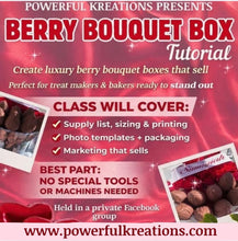 Load image into Gallery viewer, Berry Bouquet Tutorial
