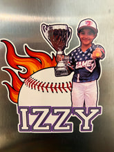 Load image into Gallery viewer, Custom Sports Magnets – Personalized Locker &amp; Fridge Magnets | Team Spirit Keepsakes for Athletes, Schools &amp; Fundraisers
