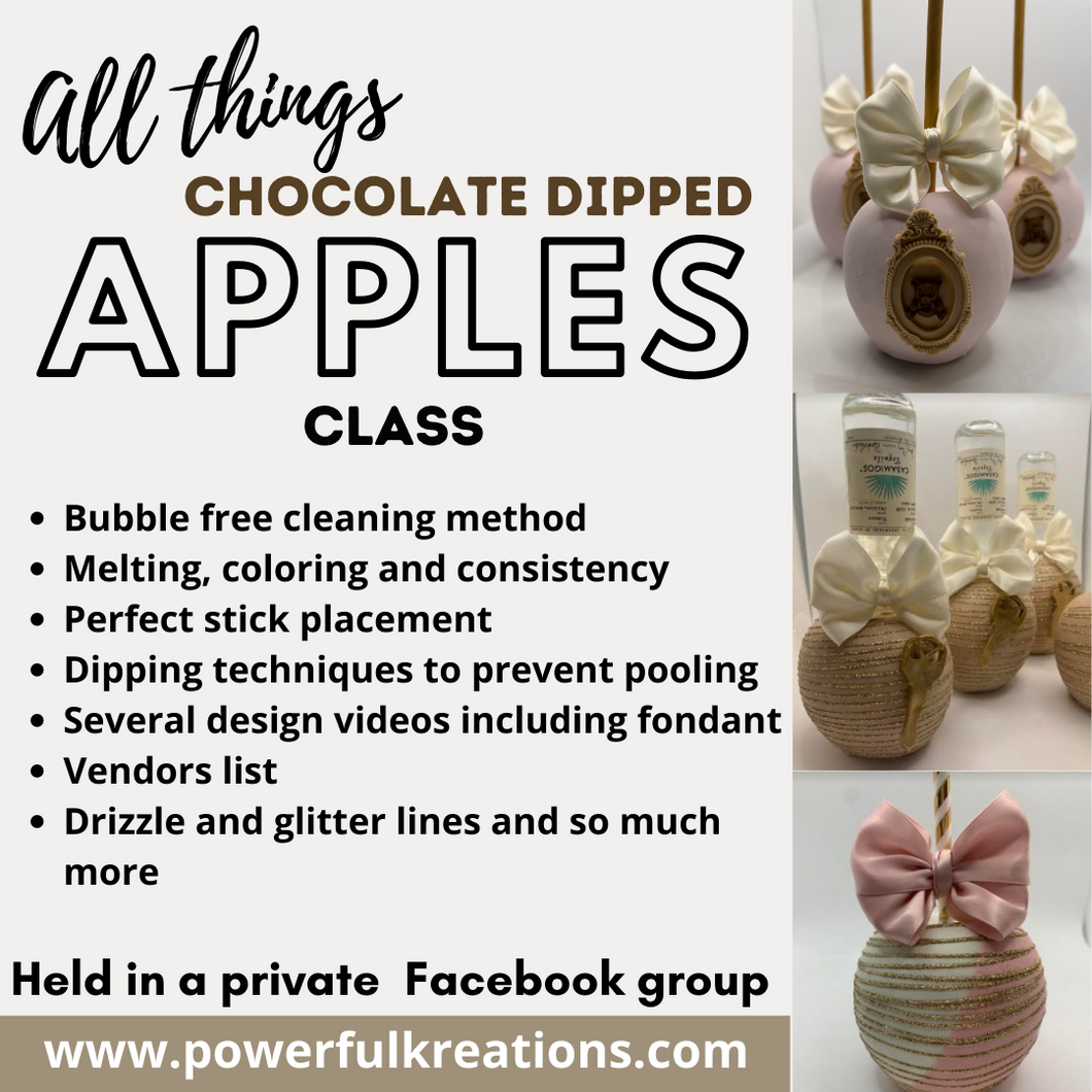 All things chocolate covered apples class