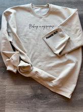 Load image into Gallery viewer, Baking in my purpose sweatshirt Unisex (Sand)
